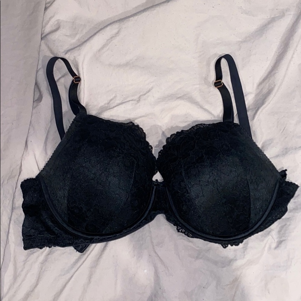 INC Lace Black Underwire Bra 36 DD